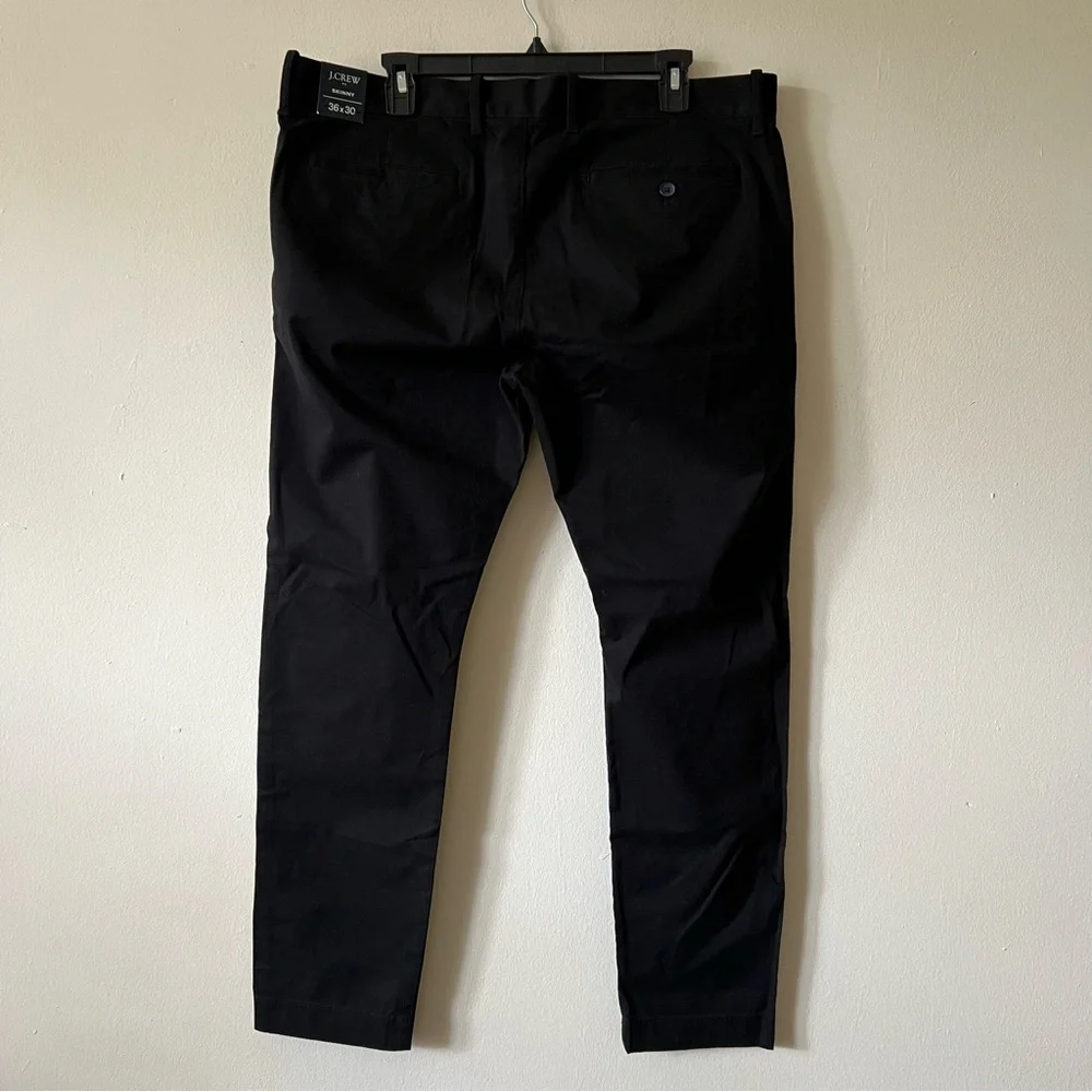J.Crew Slim-fit flex chino pant men’s black size 36 30